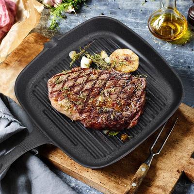 SONEX SOLO GRILL PAN Non Stick Die Cast (Black - 28 cm)