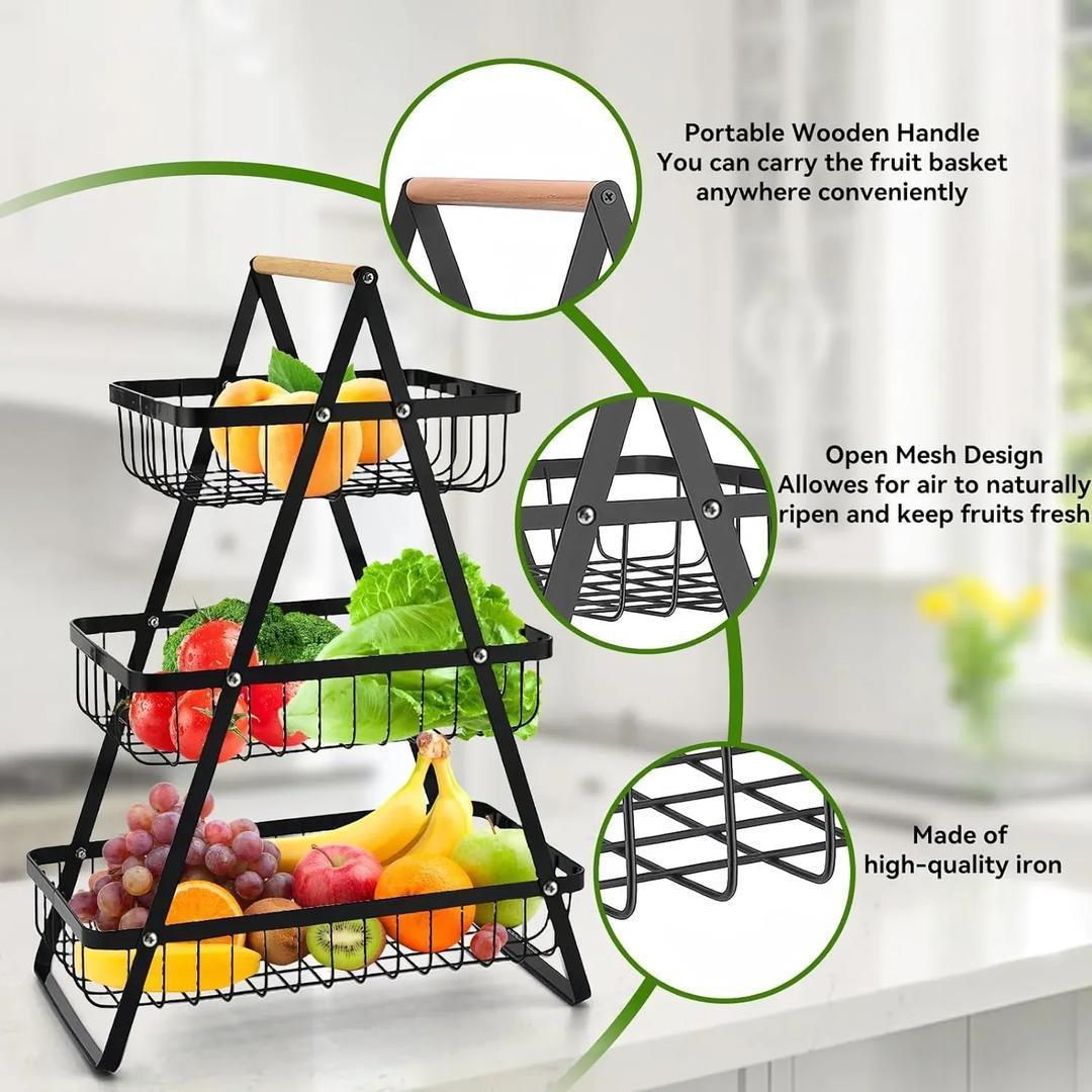 Modern Iron Fruit Basket