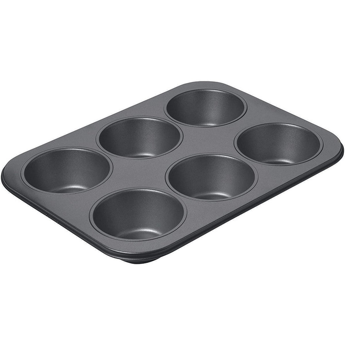 6-Cup Non-Stick Muffin Pan – Silver