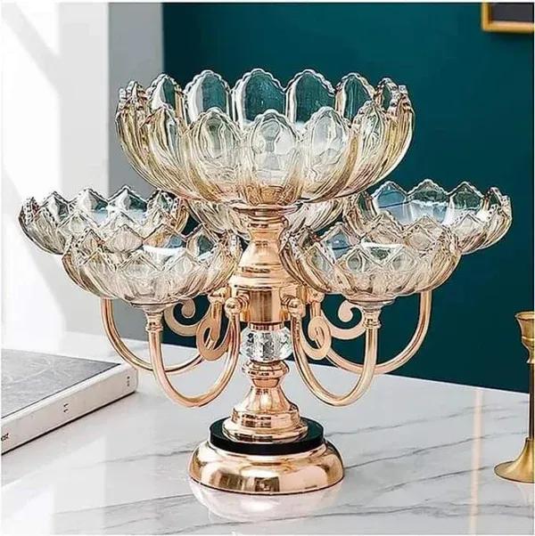 Elegant Golden Decorative Tray