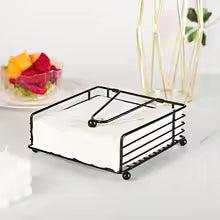 Napkin Holder Square Flat Tissue Organizer Desktop Paper Dispenser Napkin Rack For Restaurants Cocktail Cookouts Bar Decor
