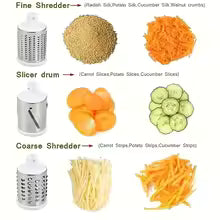 Manual Hand Crank Kitchen Vegetable Cutter Multifunctional Cross-border Home Use Potato Thread Scraper Slice Machine Roller