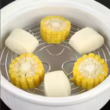 Durable 304 Stainless Steel Tray Stand Pot Steaming Steamer Rack Cookware Steamer Shelf