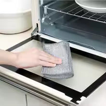 3/1pcs Silver Rag Single and Double Side Kitchen Cleaning Cloth Instead of Steel Ball Rag Cleaning Cloth