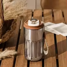 Stainless Steel Insulated Thermos Bottle – Double Wall Hot & Cold Drinks, Leak-Proof Lid, Kitchen, Home & Outdoor Use