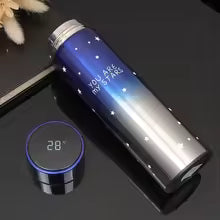 Smart Stainless Steel Thermal Bottle Display Temperature Thermal Mug Food Thermos For Tea Water Bottle With Heating sky Cup