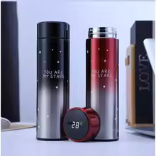Smart Stainless Steel Thermal Bottle Display Temperature Thermal Mug Food Thermos For Tea Water Bottle With Heating sky Cup