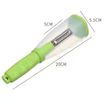 Stainless Steel Peeling Knife Lightweight Easy to Clean Fruit Peeler Multi-Purpose With Storage Box Knife Peeler