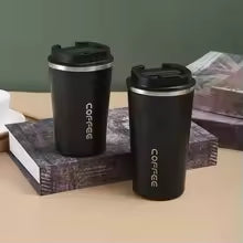 Stainless Steel Coffee Tumbler Thermos Cup with Intelligent Temperature Display Portable Travel Mug 380ml