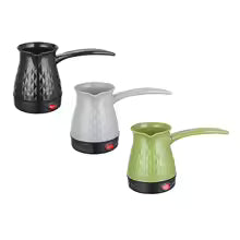 Electric Turkish Coffee Pot Lightweight Tea Kettle with Handle Multipurpose Water Kettle for Camping Home Travel Restaurant Cafe