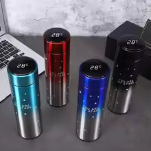 Smart Stainless Steel Thermal Bottle Display Temperature Thermal Mug Food Thermos For Tea Water Bottle With Heating sky Cup