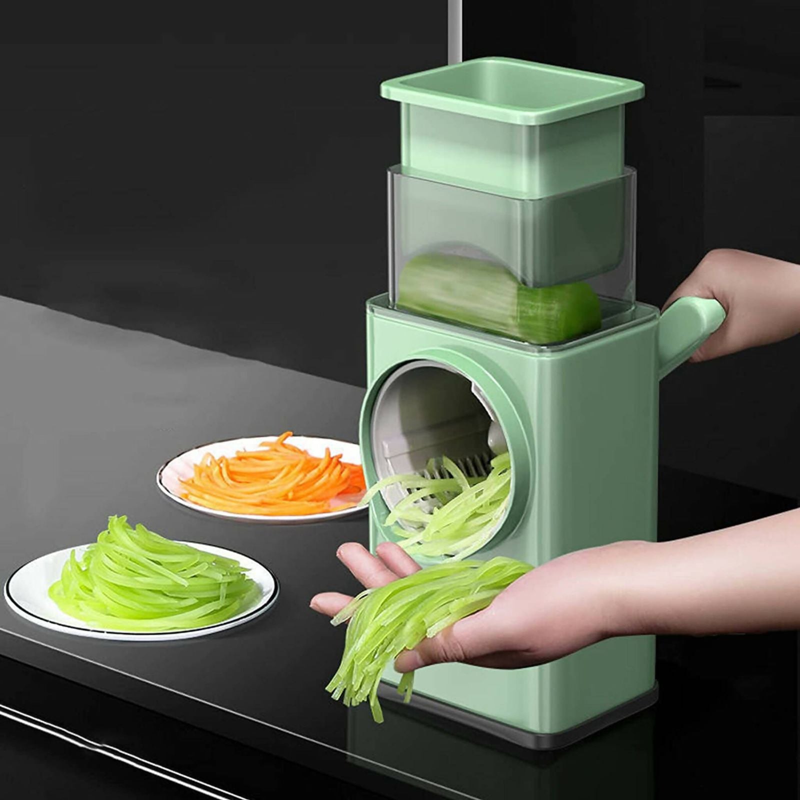 Compact & Efficient Vegetable Cutter – Easy Food Preparation (1 Pc)
