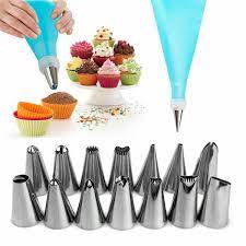 15 Pcs Nozzle Set Cakeware for Cake Decoration