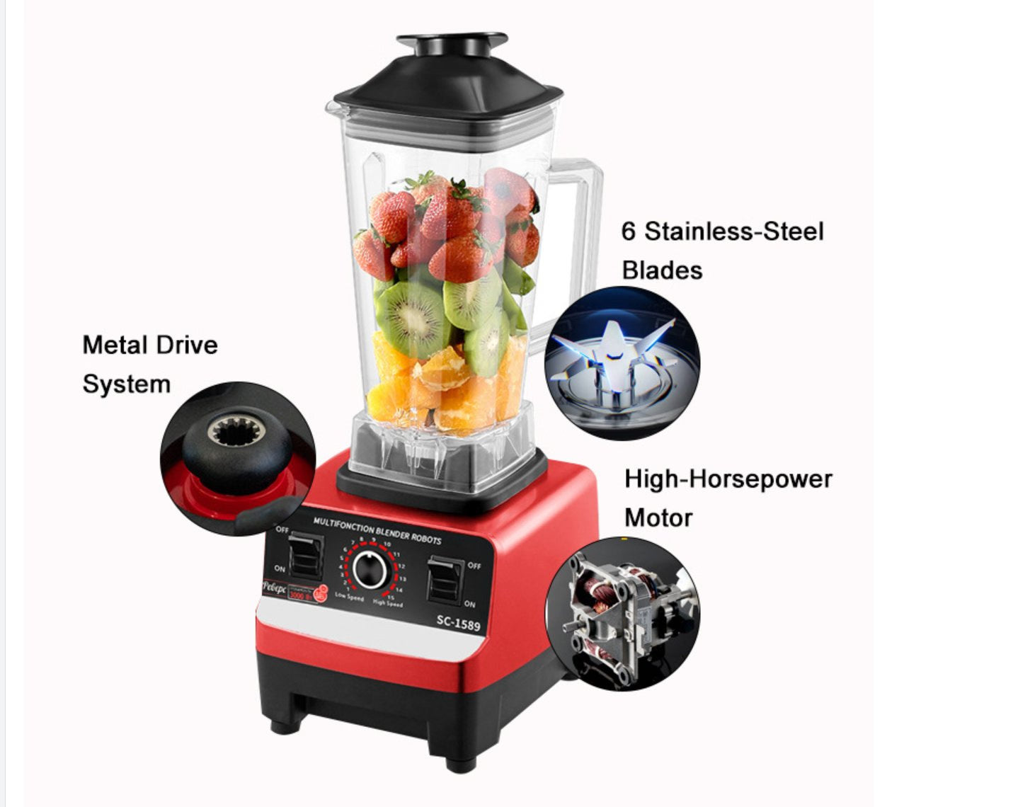 Multifunctional Electric Juicer Blender